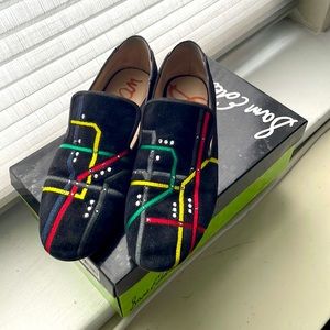 Sam Edelman | Vintage Kell Black Suede Loafers (Sz 7.5)